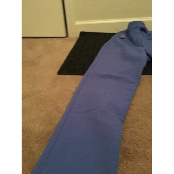 Tyrolia by HEAD Ski Pants Womens 12 Blue Schoeller Wool Blend Fabric Stirrups - Picture 2 of 16